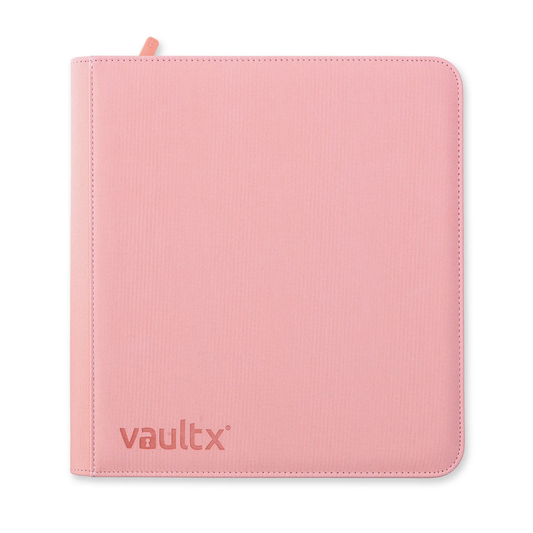 Vault X - 12-Pocket Exo-Tec® Zip Binder - Just Pink