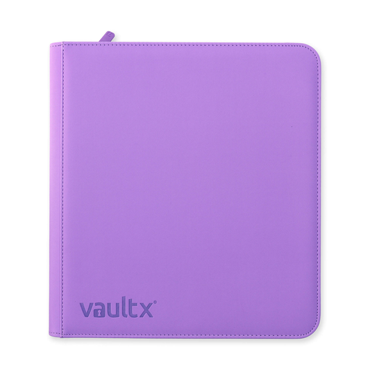 Vault X - 12-Pocket Exo-Tec® Zip Binder - Just Purple