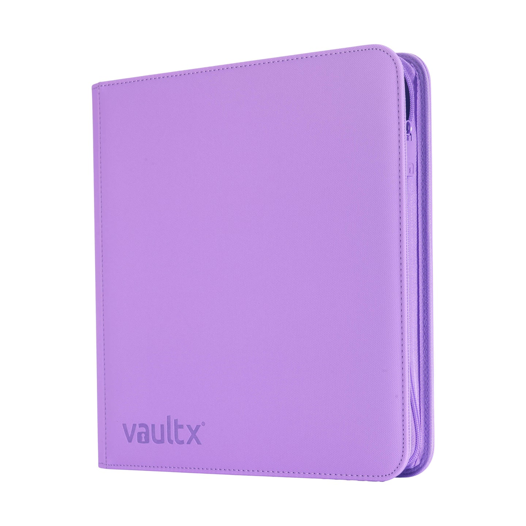 Vault X - 12-Pocket Exo-Tec® Zip Binder - Just Purple