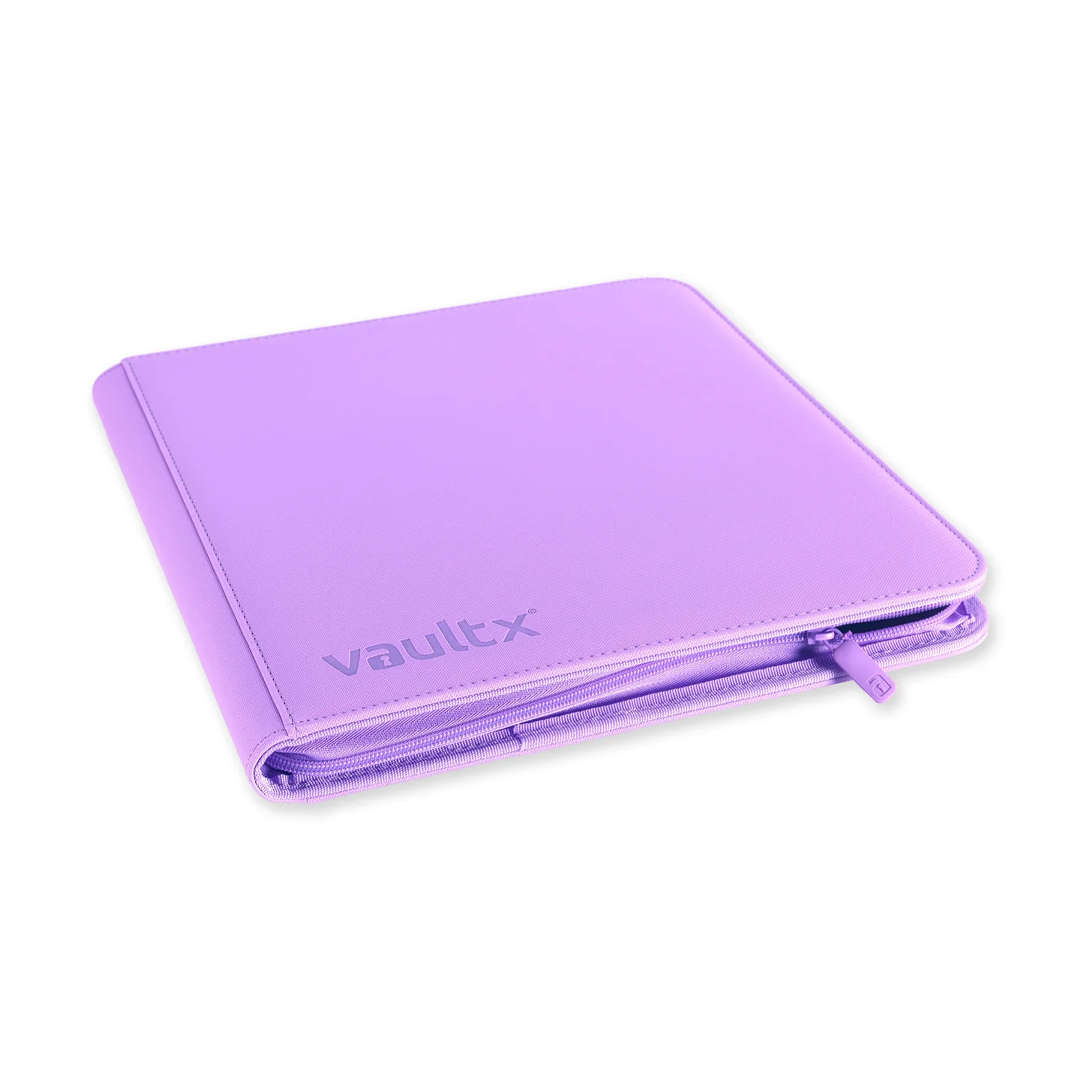Vault X - 12-Pocket Exo-Tec® Zip Binder - Just Purple