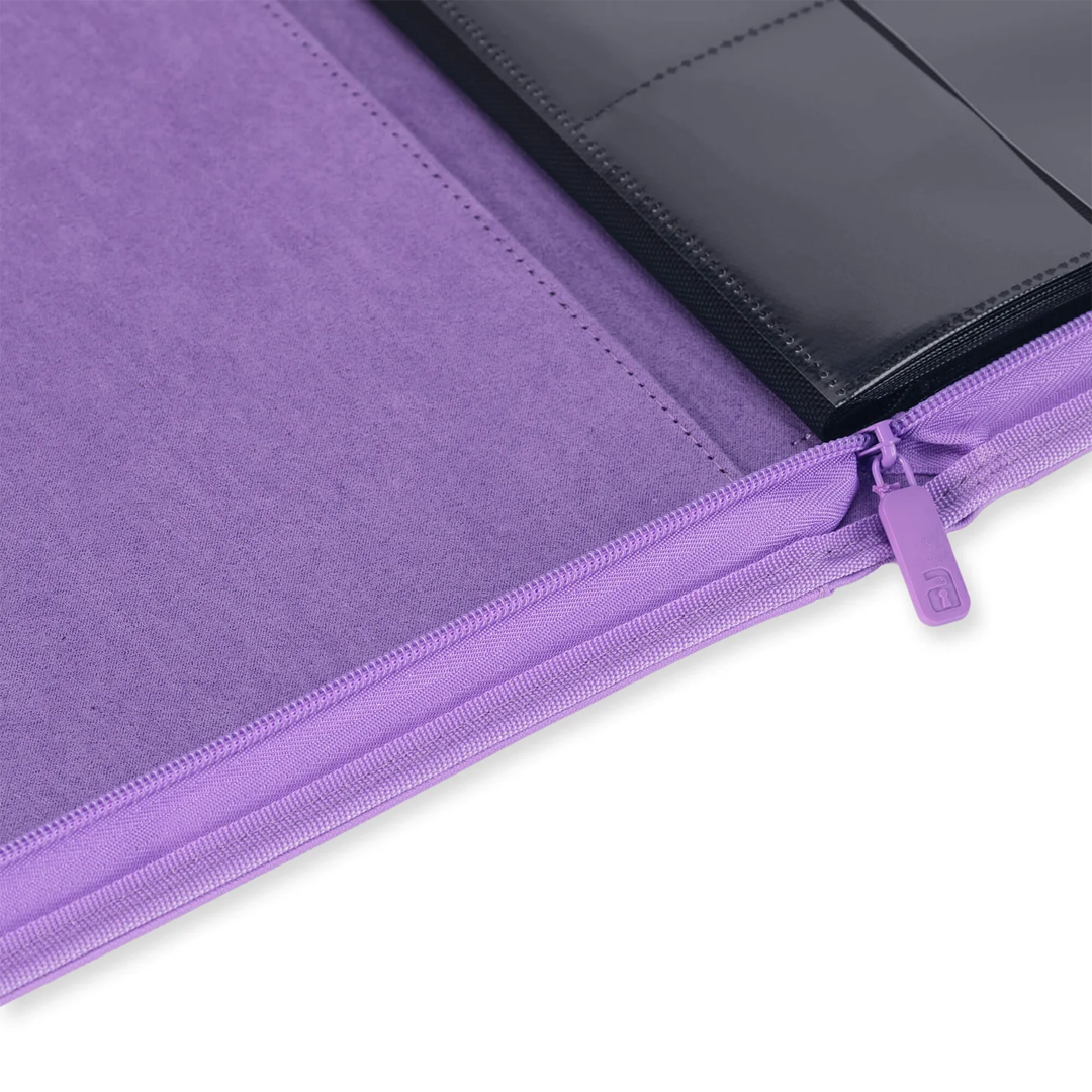 Vault X - 12-Pocket Exo-Tec® Zip Binder - Just Purple