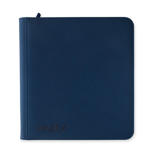 Vault X - 12-Pocket Exo-Tec® XL Zip Binder - Royal Blue
