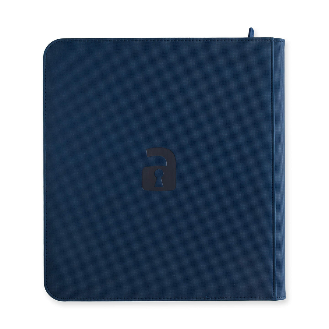 Vault X - 12-Pocket Exo-Tec® XL Zip Binder - Royal Blue