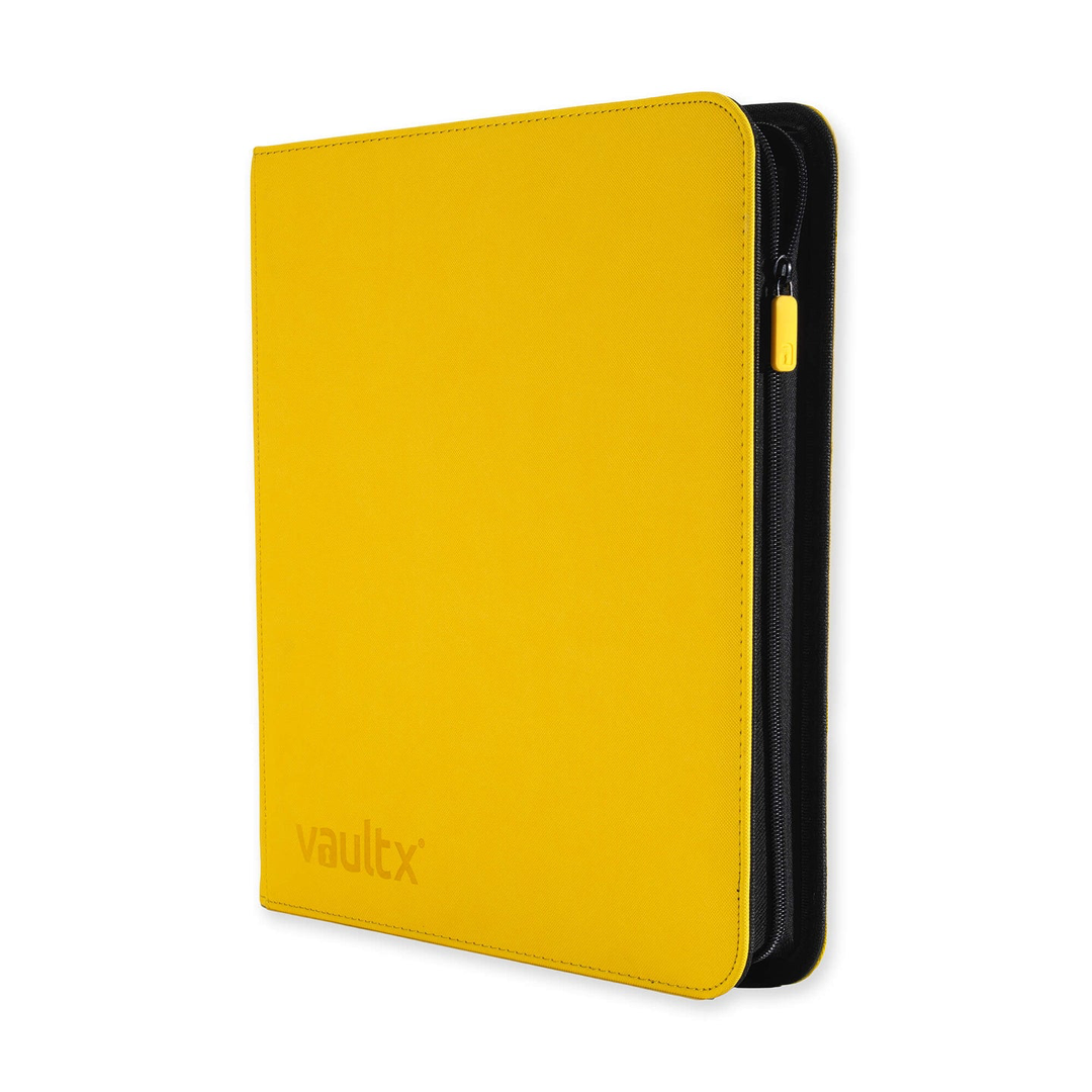 Vault X - 12-Pocket Exo-Tec® Zip Binder - Sunrise Yellow