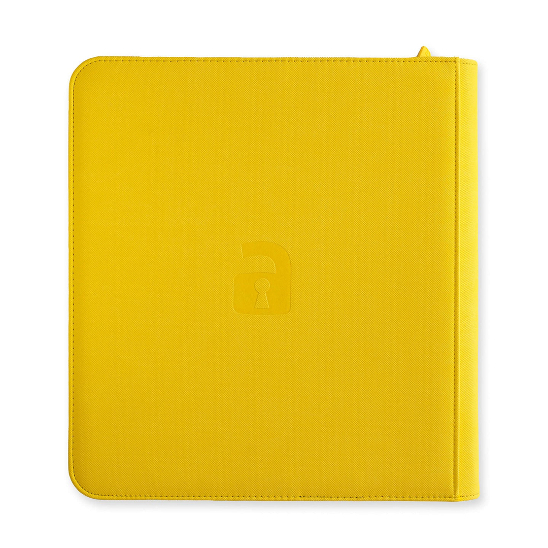 Vault X - 12-Pocket Exo-Tec® Zip Binder - Sunrise Yellow