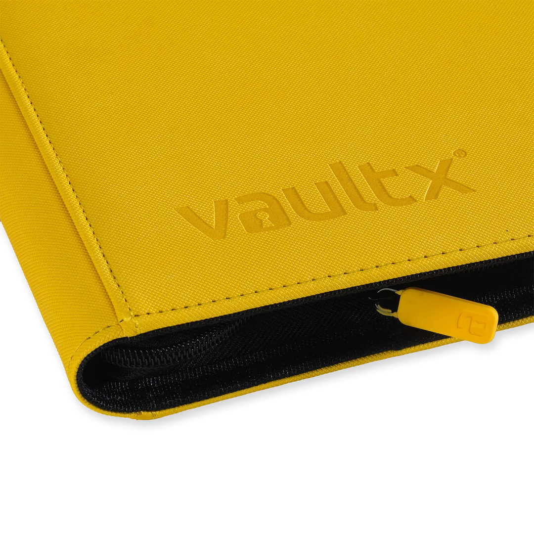 Vault X - 12-Pocket Exo-Tec® Zip Binder - Sunrise Yellow