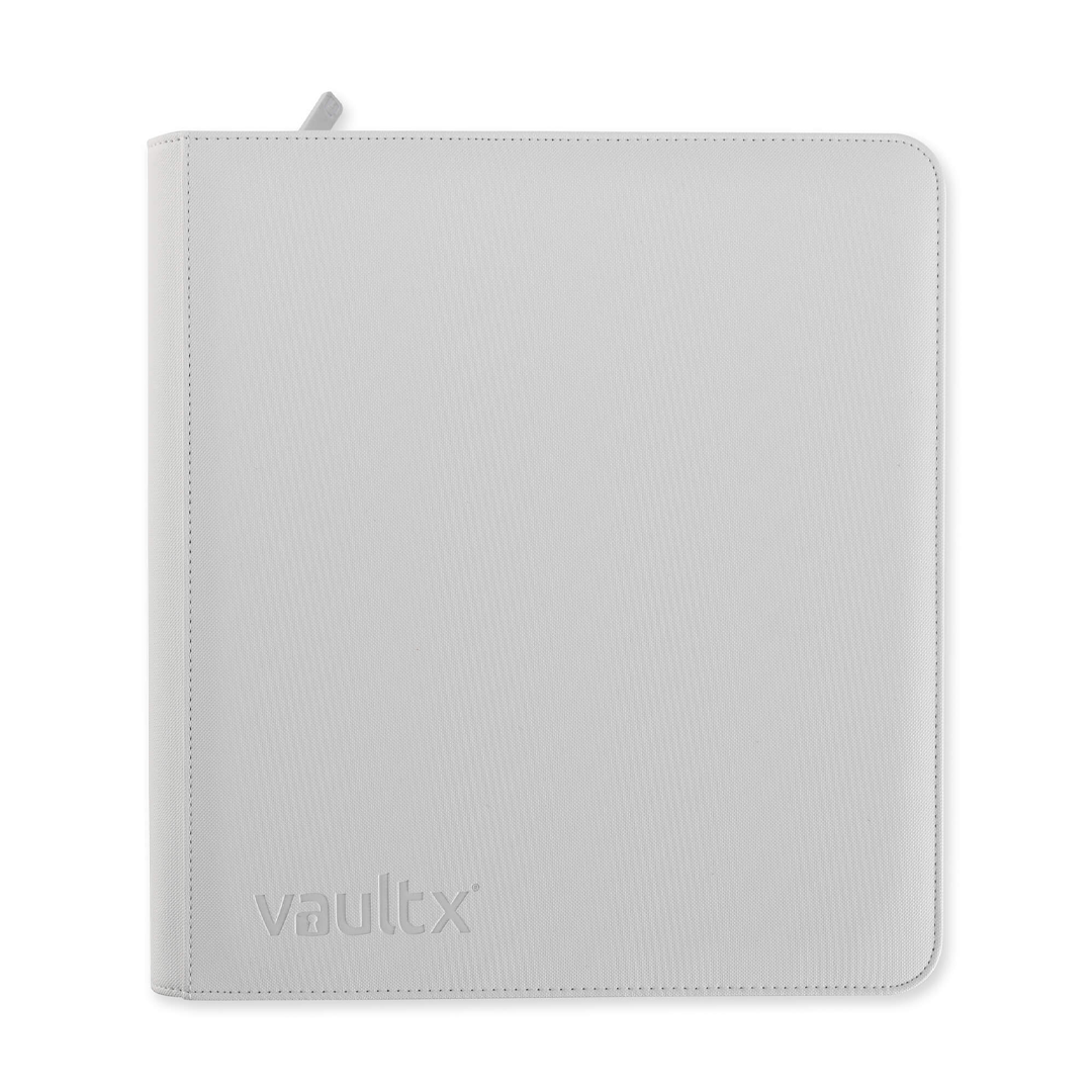 Vault X - 12-Pocket Exo-Tec® Zip Binder - White Edition