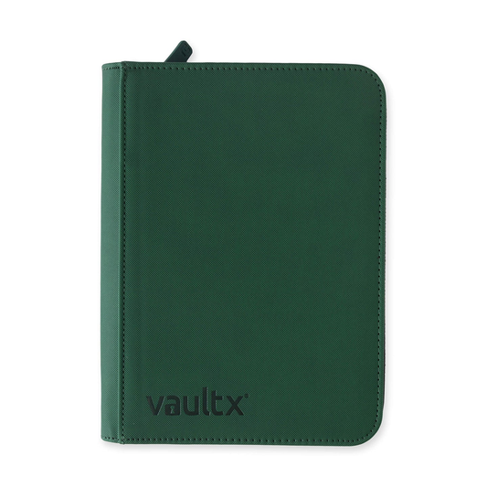 Vault X - 4-Pocket Exo-Tec® Zip Binder - Forest Green