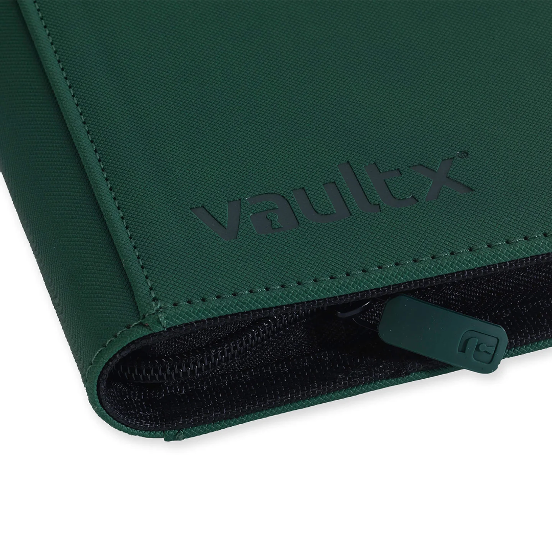 Vault X - 4-Pocket Exo-Tec® Zip Binder - Forest Green