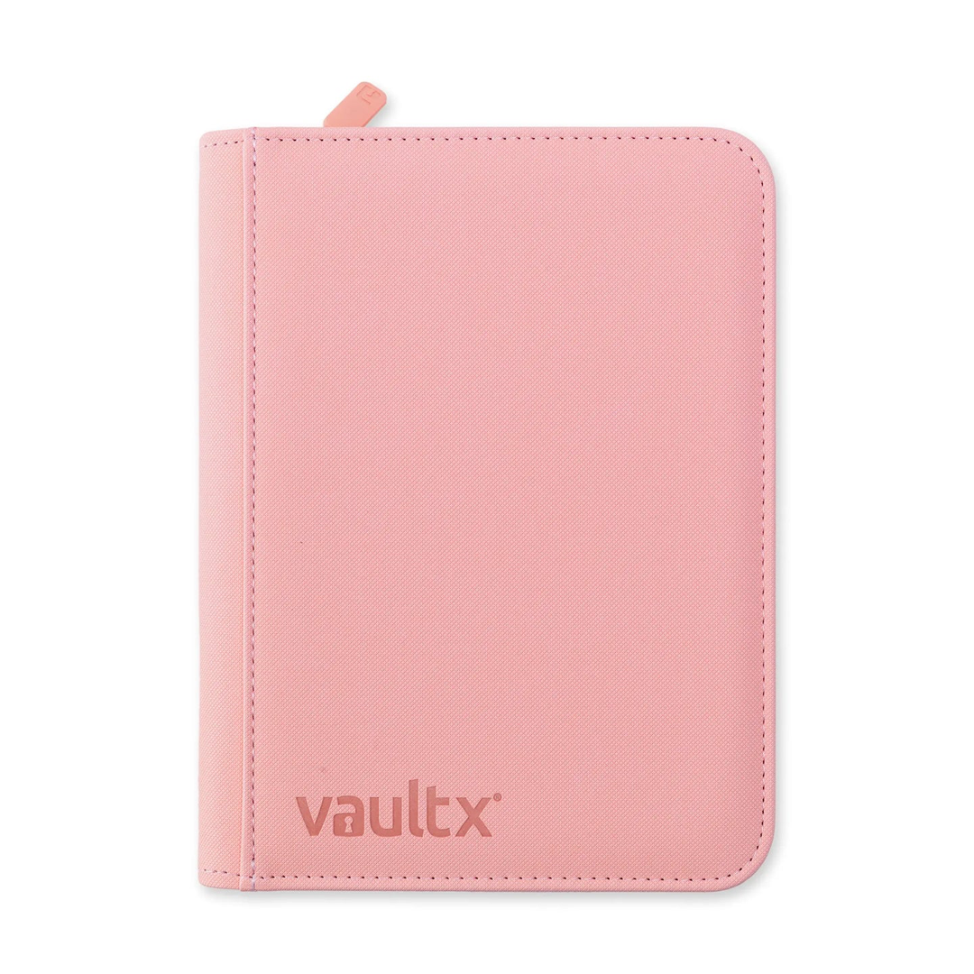 Vault X - 4-Pocket Exo-Tec® Zip Binder - Just Pink