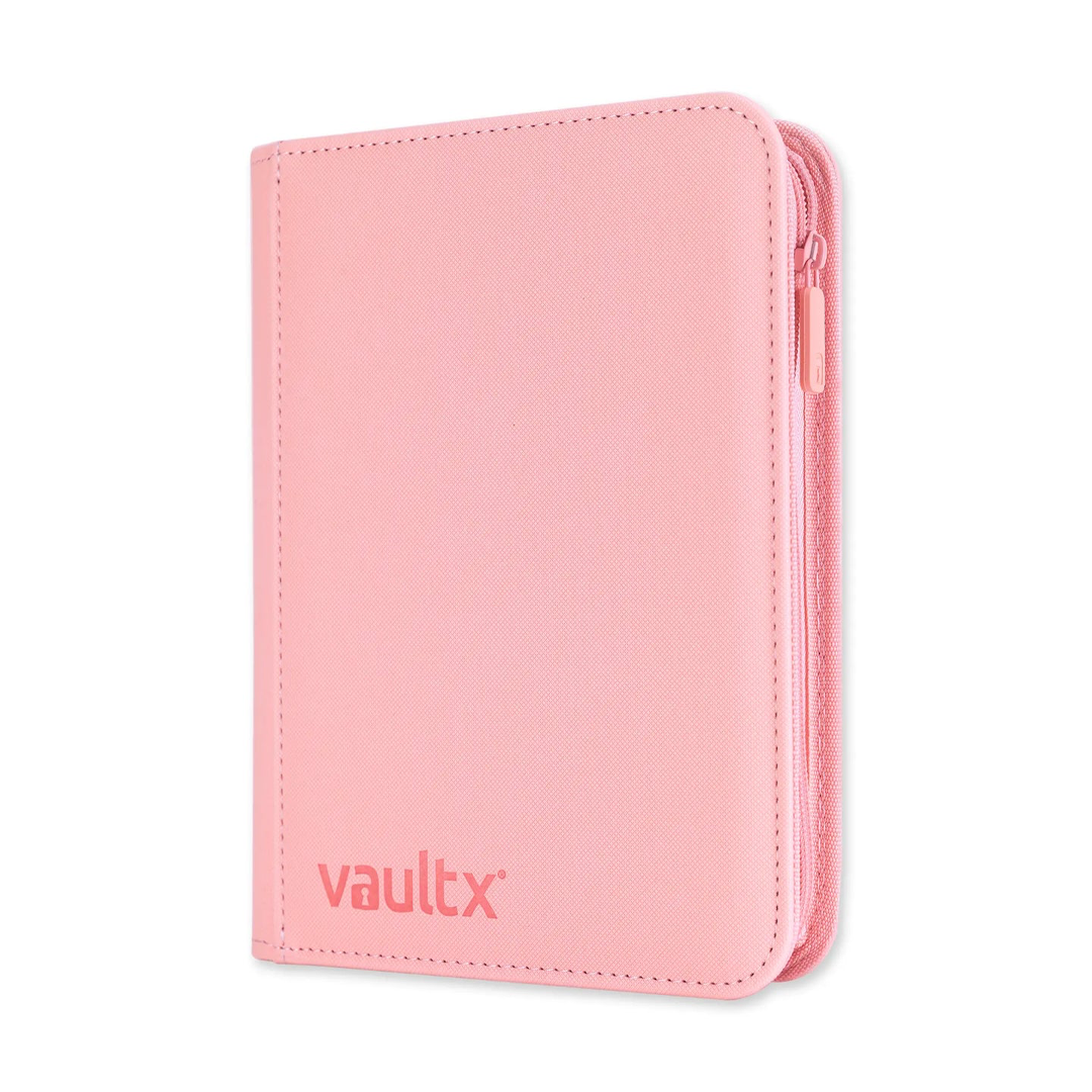 Vault X - 4-Pocket Exo-Tec® Zip Binder - Just Pink