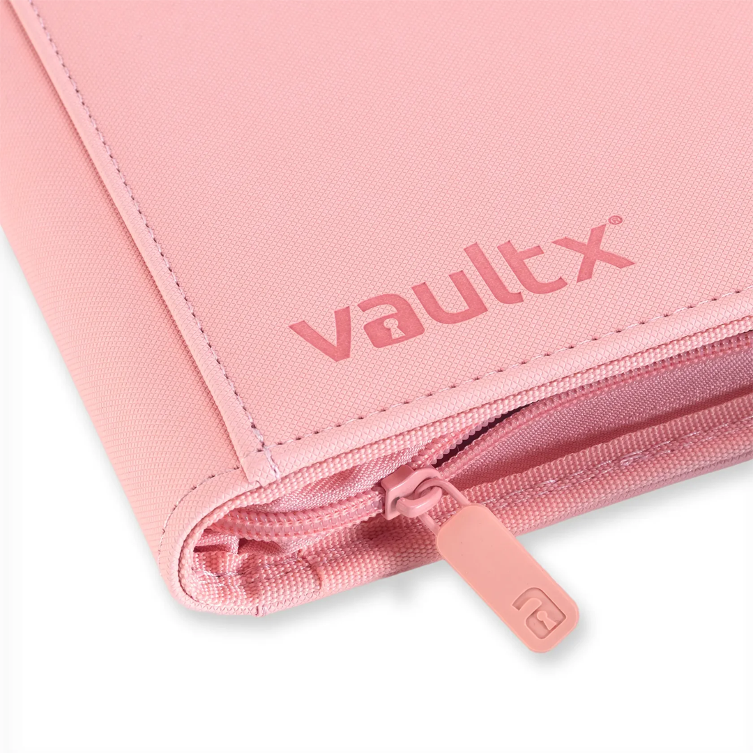 Vault X - 4-Pocket Exo-Tec® Zip Binder - Just Pink