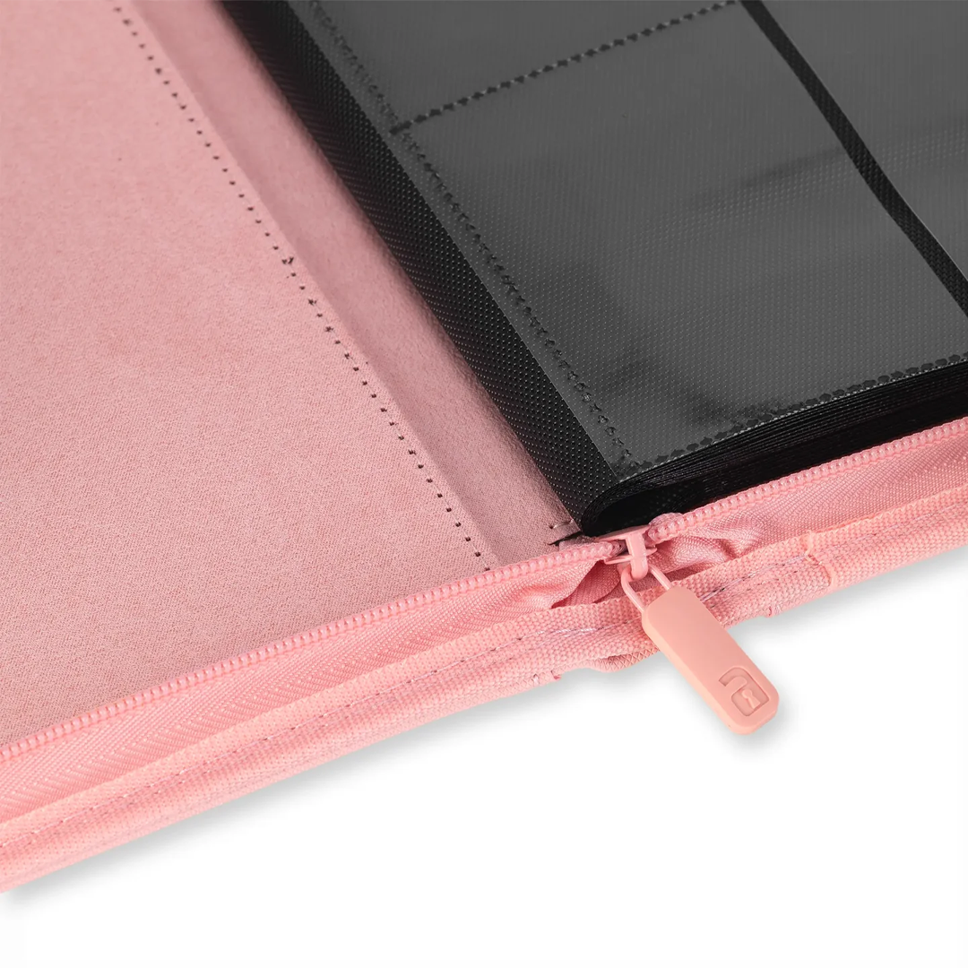 Vault X - 4-Pocket Exo-Tec® Zip Binder - Just Pink