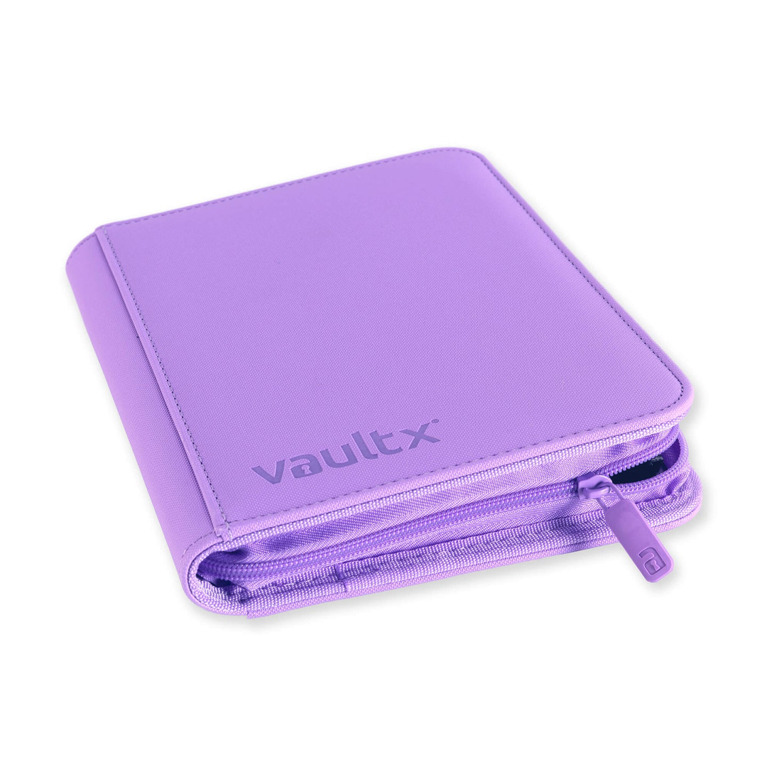 Vault X - 4-Pocket Exo-Tec® Zip Binder - Just Purple