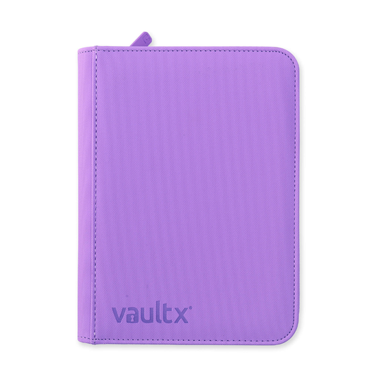 Vault X - 4-Pocket Exo-Tec® Zip Binder - Just Purple