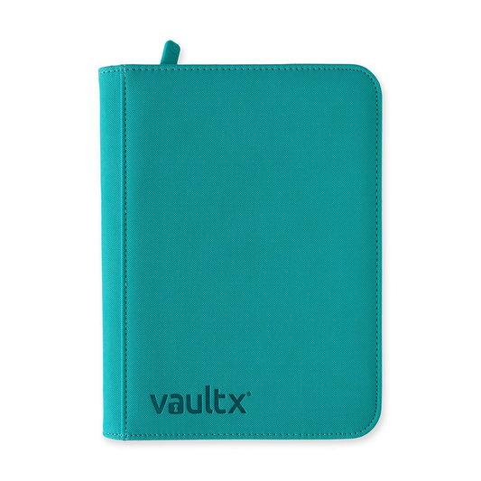 Vault X - 4-Pocket Exo-Tec® Zip Binder - Ocean Blue