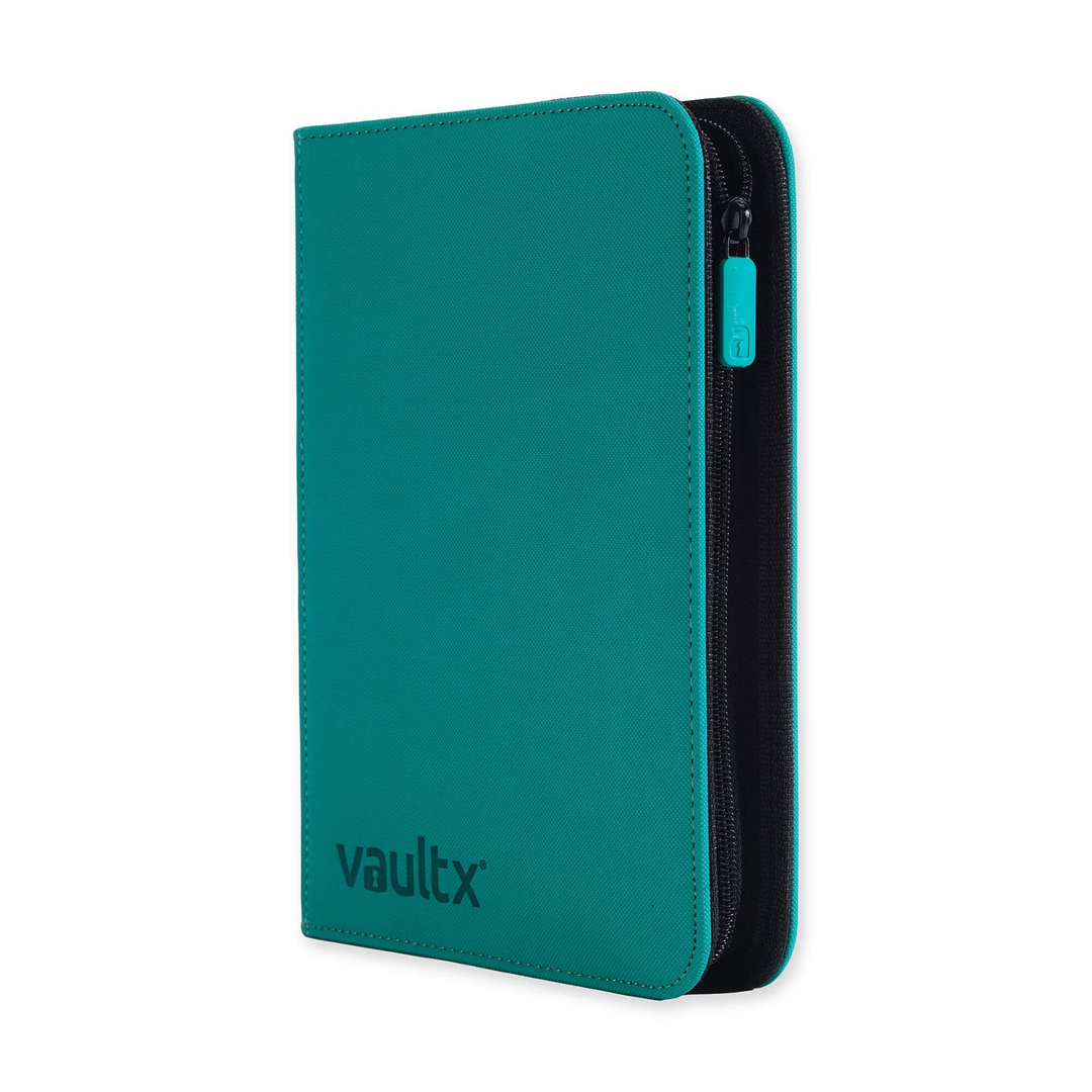 Vault X - 4-Pocket Exo-Tec® Zip Binder - Ocean Blue
