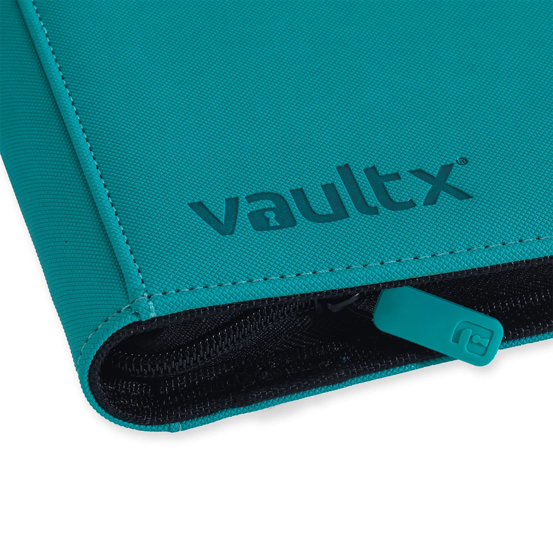 Vault X - 4-Pocket Exo-Tec® Zip Binder - Ocean Blue