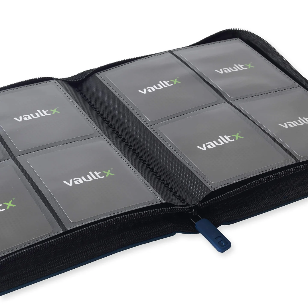 Vault X - 4-Pocket Exo-Tec® Zip Binder - Royal Blue