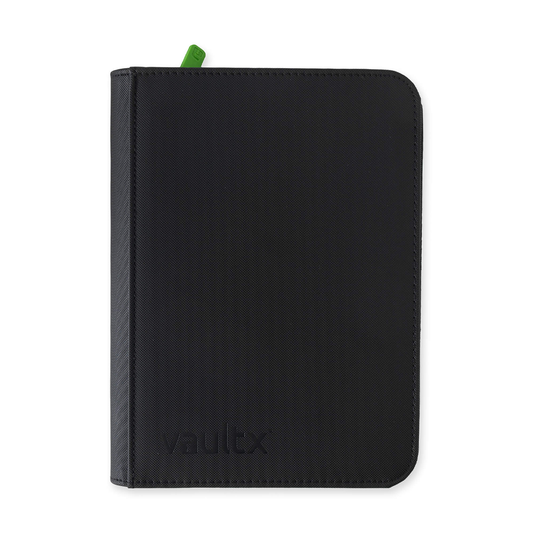 Vault X - 4-Pocket Exo-Tec® Zip Binder - Signature Black