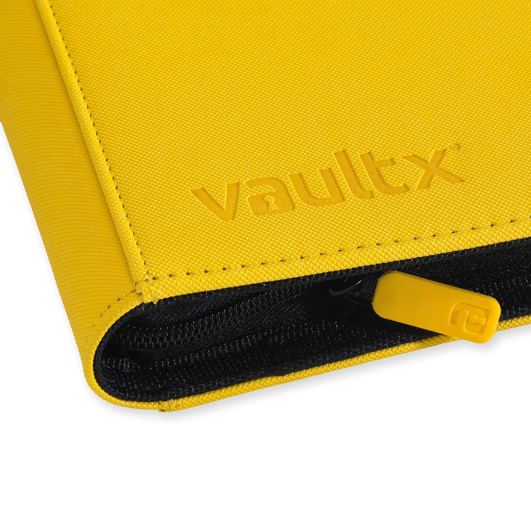 Vault X - 4-Pocket Exo-Tec® Zip Binder - Sunrise Yellow
