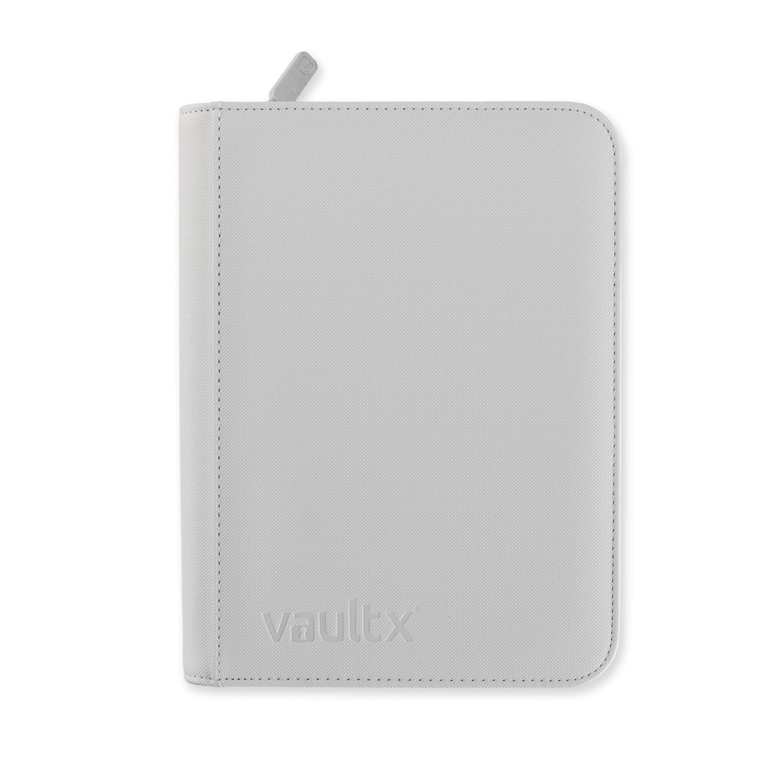 Vault X - 4-Pocket Exo-Tec® Zip Binder - White Edition