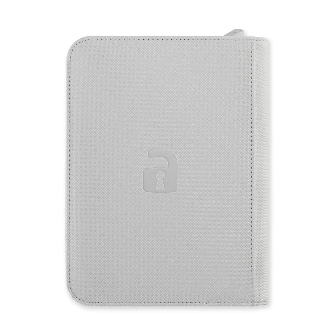 Vault X - 4-Pocket Exo-Tec® Zip Binder - White Edition