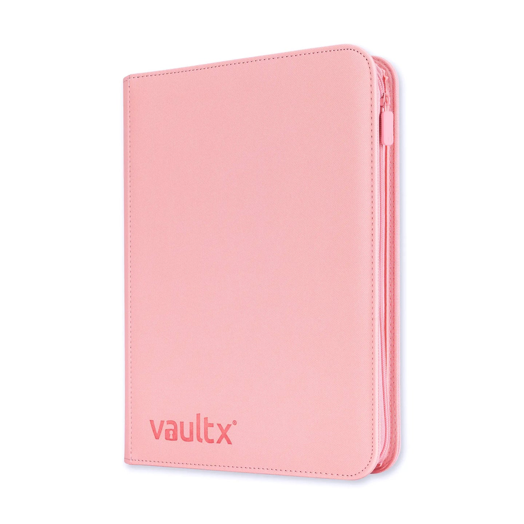 Vault X - 9-Pocket Exo-Tec® Zip Binder - Just Pink