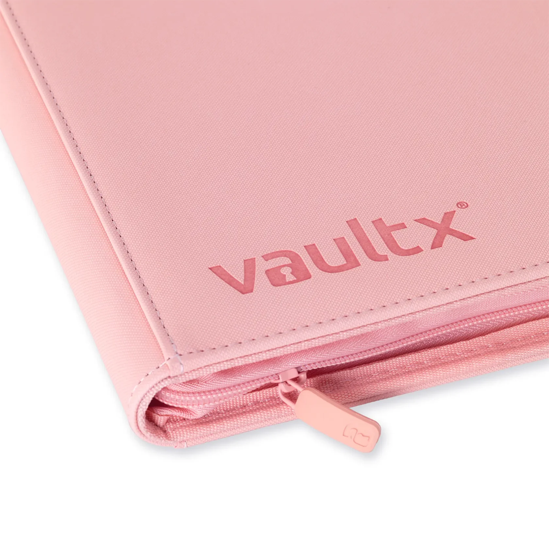 Vault X - 9-Pocket Exo-Tec® Zip Binder - Just Pink