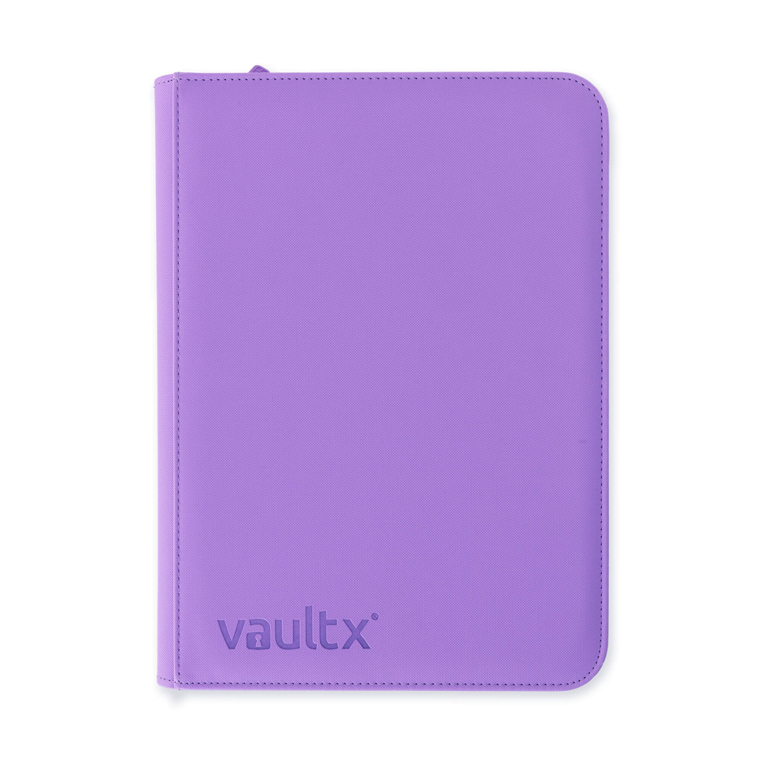 Vault X - 9-Pocket Exo-Tec® Zip Binder - Just Purple