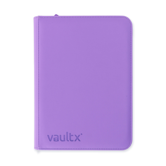 Vault X - 9-Pocket Exo-Tec® Zip Binder - Just Purple
