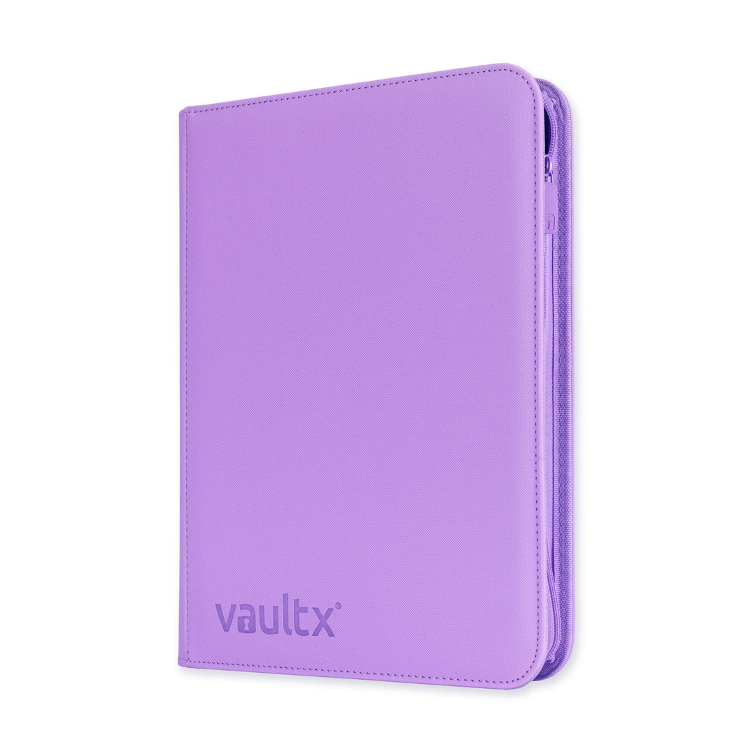 Vault X - 9-Pocket Exo-Tec® Zip Binder - Just Purple