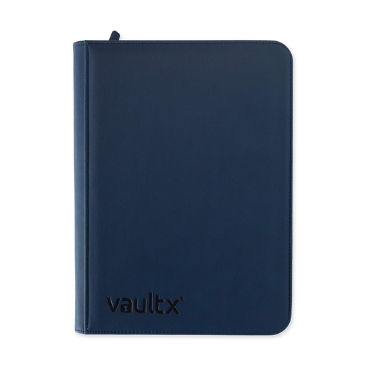 Vault X - 9-Pocket Exo-Tec® Zip Binder - Royal Blue