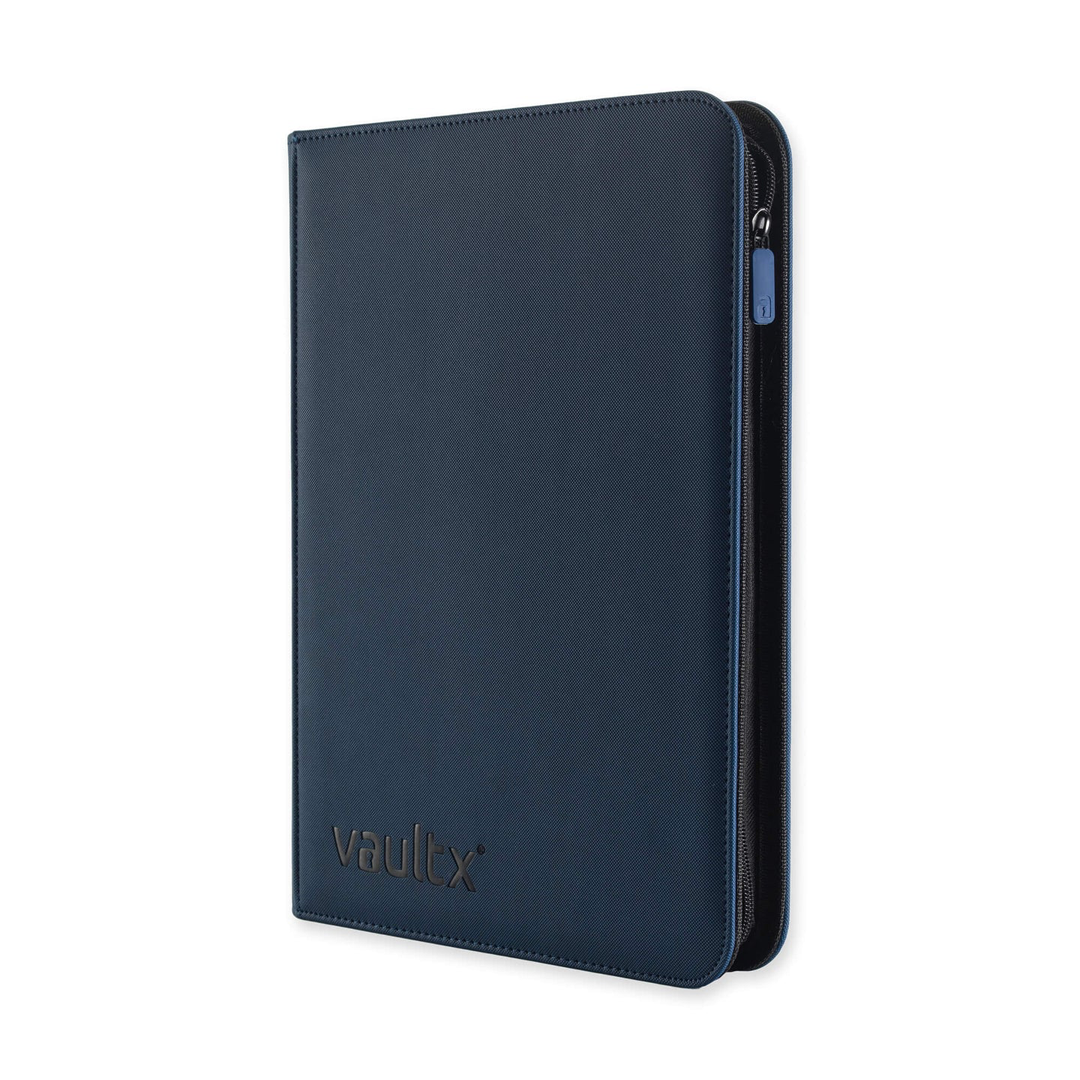 Vault X - 9-Pocket Exo-Tec® Zip Binder - Royal Blue