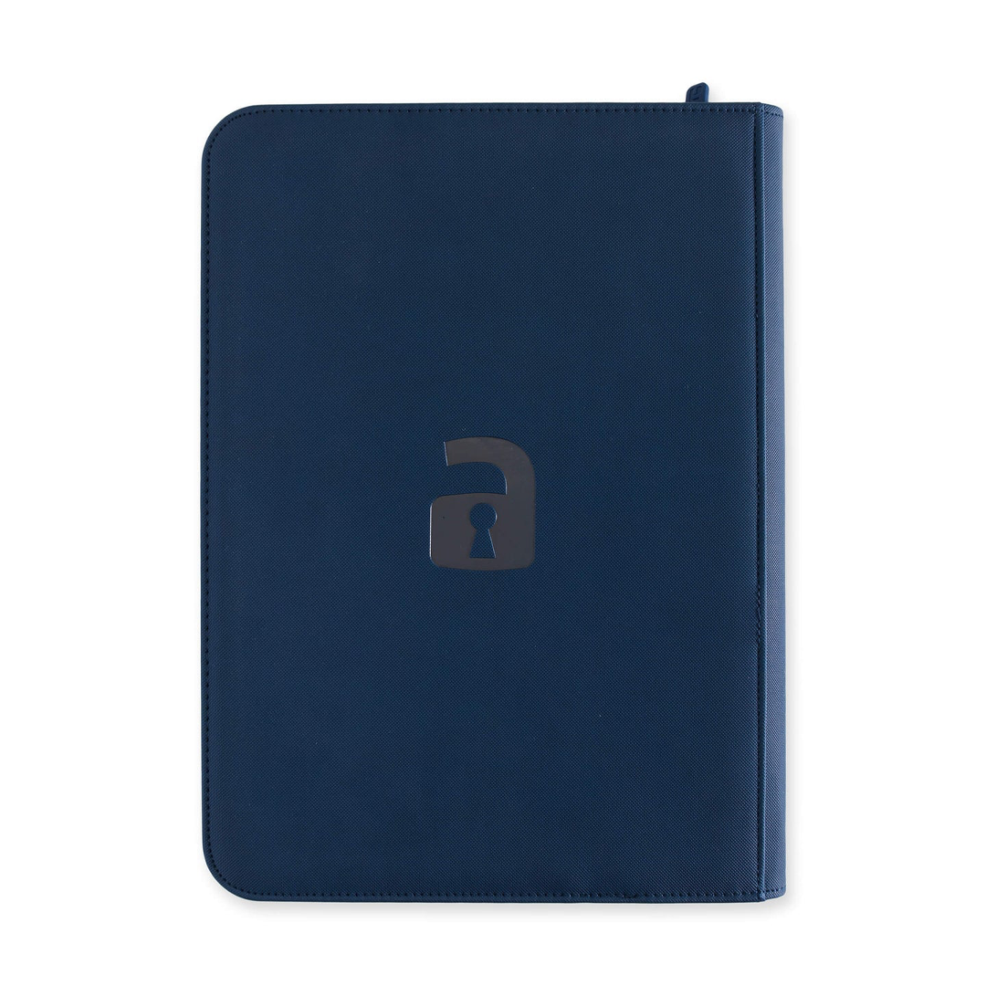 Vault X - 9-Pocket Exo-Tec® Zip Binder - Royal Blue