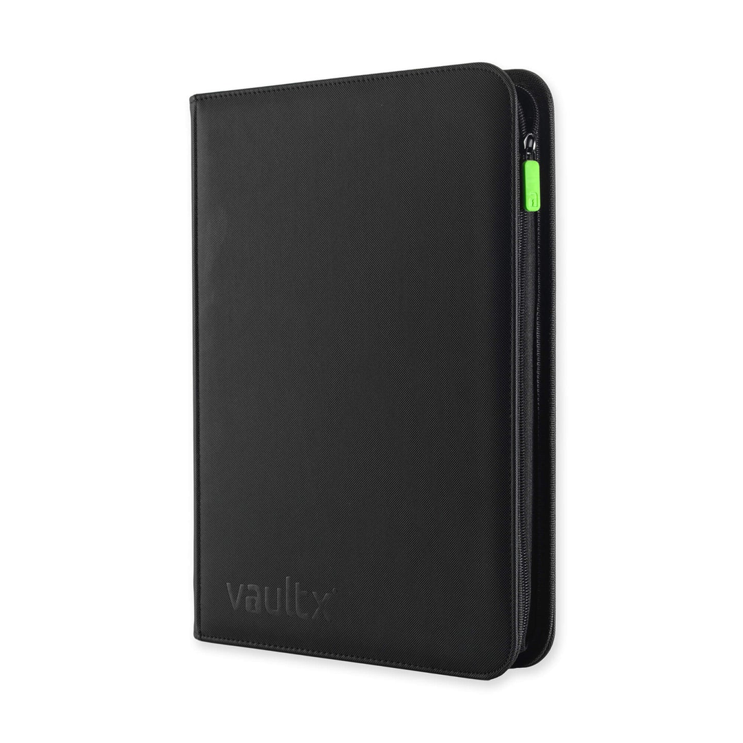 Vault X - 9-Pocket Exo-Tec® Zip Binder - Signature Black