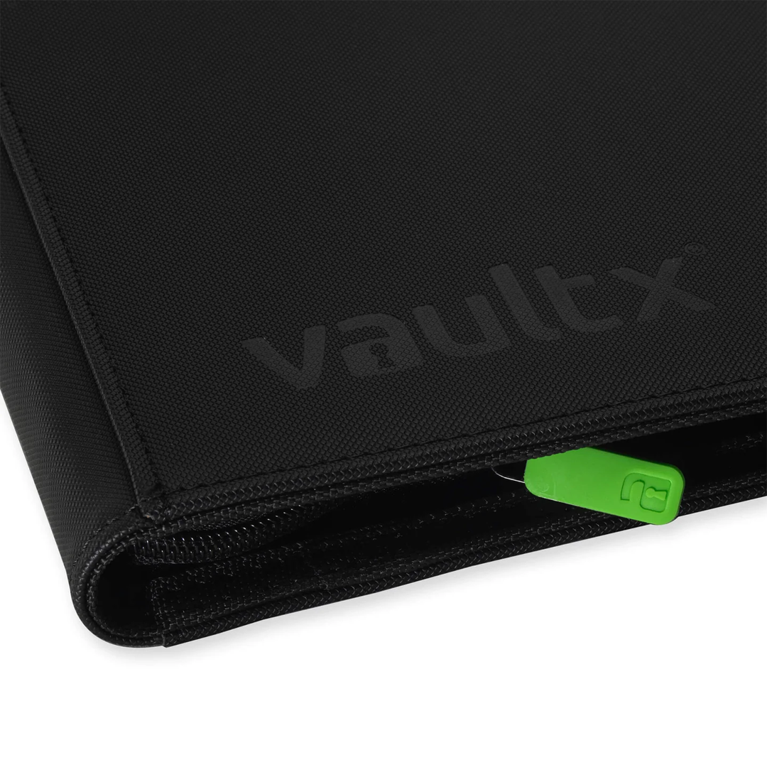 Vault X - 9-Pocket Exo-Tec® Zip Binder - Signature Black