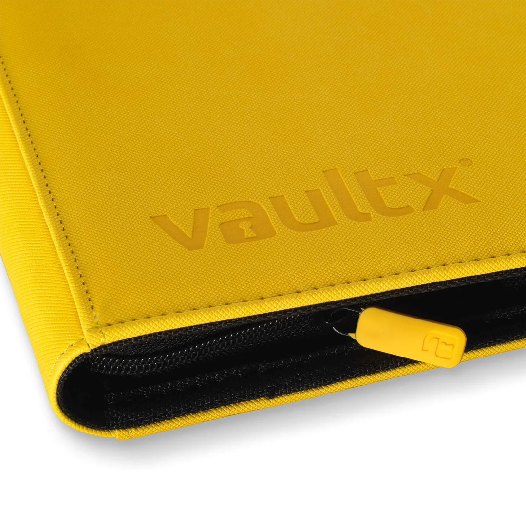 Vault X - 9-Pocket Exo-Tec® Zip Binder - Sunrise Yellow