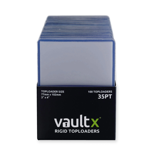 Vault X - Seamless Rigid Toploaders 35pt (100 Pack)