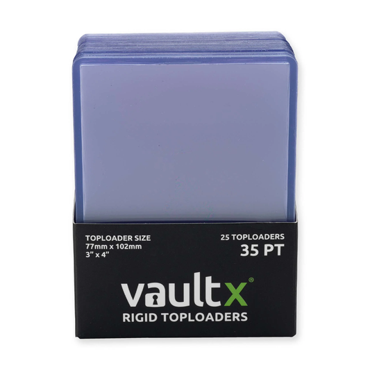 Vault X - Seamless Rigid Toploaders 35pt (25 Pack)