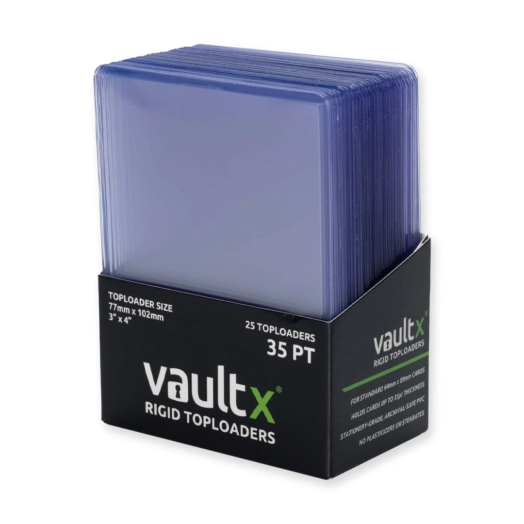 Vault X - Seamless Rigid Toploaders 35pt (25 Pack)