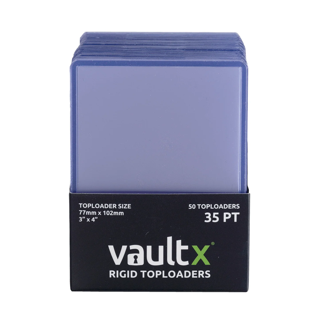 Vault X - Seamless Rigid Toploaders 35pt (50 Pack)