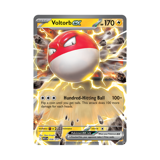 Voltorb ex - Ascended Heroes - Double Rare - 058/217