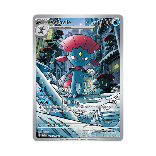 Weavile - Ascended Heroes - Illustration Rare - 228/217