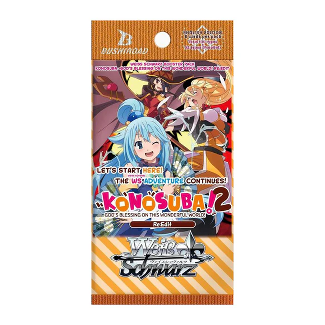 weiss schwarz konosuba booster box Weiss Schwarz - KonoSuba: God's Blessing on This Wonderful World! 2 Re:Edit