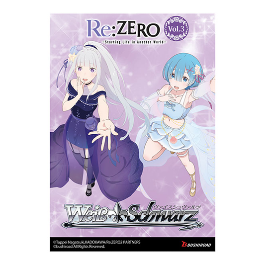 Weiss Schwarz - Re:ZERO - Starting Life in Another World - Vol.3 - Booster Pack