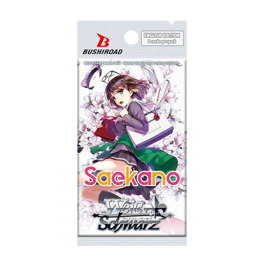 saekano booster box Weiss Schwarz How to Raise a Boring Girlfriend: Pack Box benefits Build Divide -Bright- Saekano: How