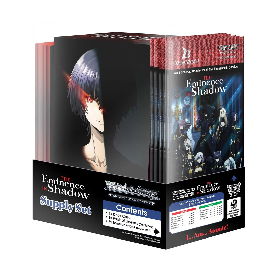 Weiss Schwarz - The Eminence in Shadow - Supply Set