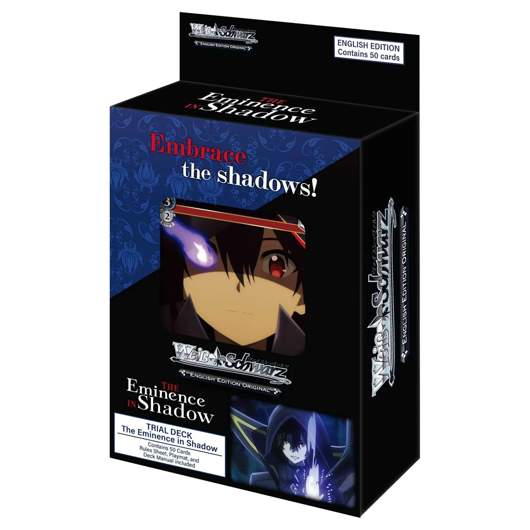 Weiss Schwarz - The Eminence in Shadow - Trial Deck
