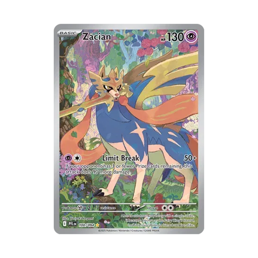 Zacian - Phantasmal Flames - Illustration Rare - 100/094